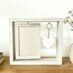 MDF Picture Frames Personalized double-sided rotating photo frame