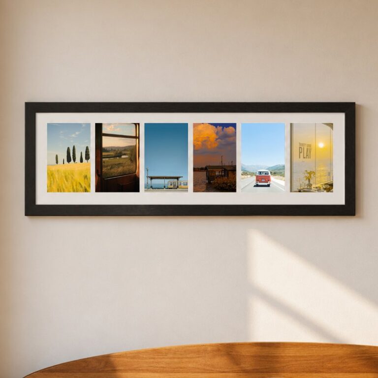 MDF Picture Frames Six-grid and seven-grid photo frames