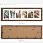 MDF Picture Frames Six-grid and seven-grid photo frames